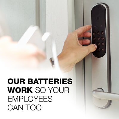 Our Batteries Work so your employees can too