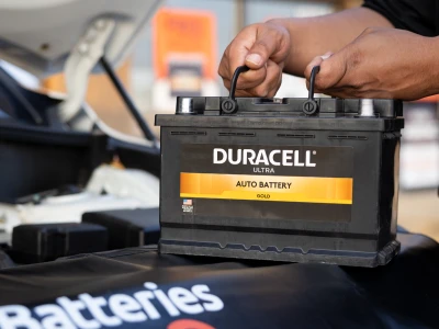 Replacing a battery in a vehicle