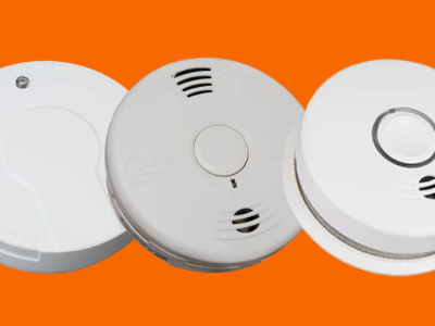 3 different smoke detectors