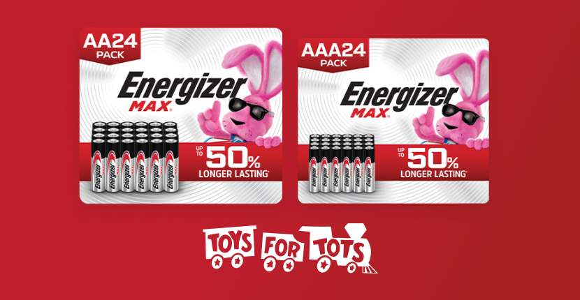 Batteries Plus to donate Energizer Max batteries to Toys for Tots